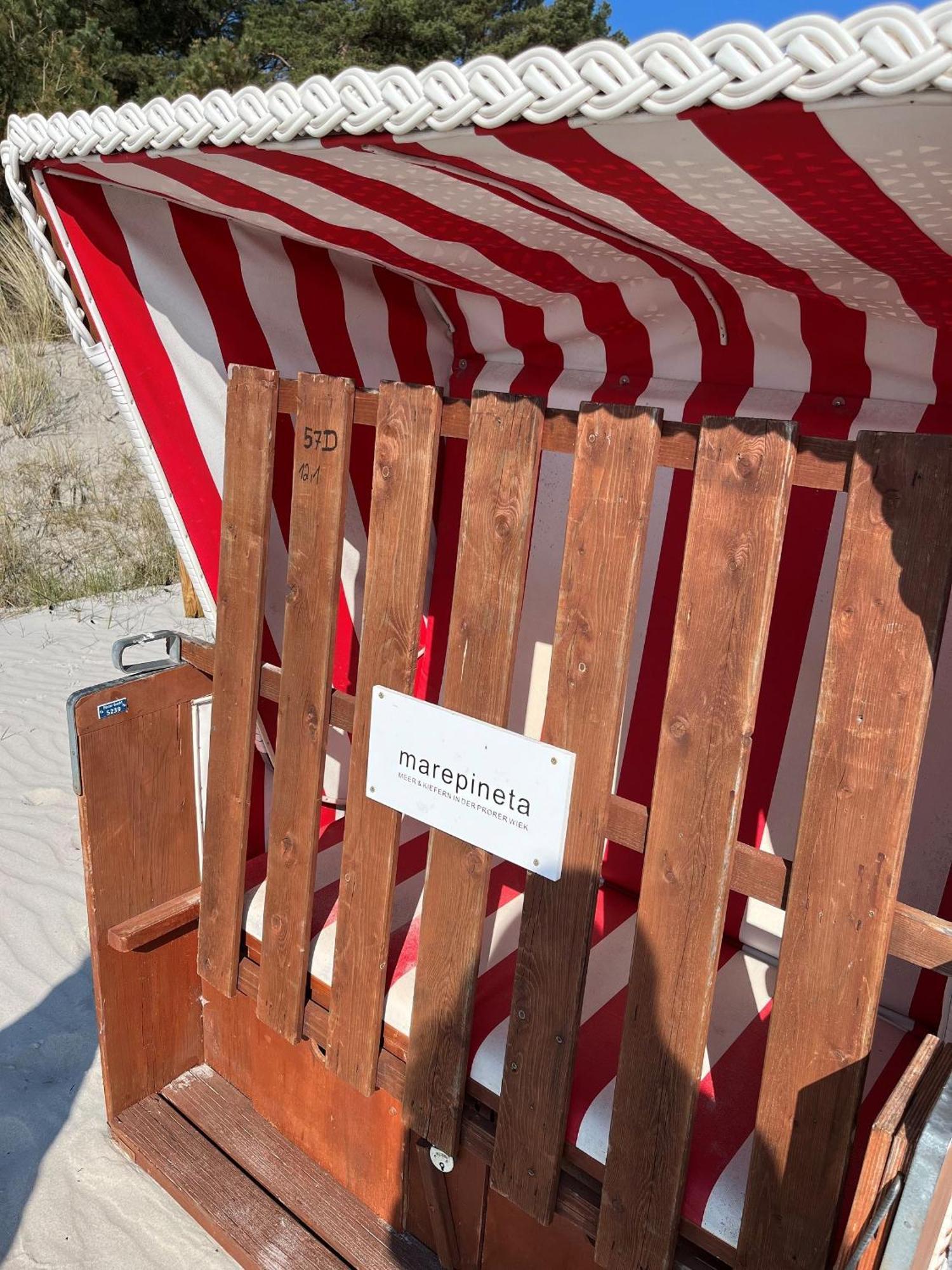 Ferienwohnung Marepineta Im Haus Zudar Prora Binz Exterior foto